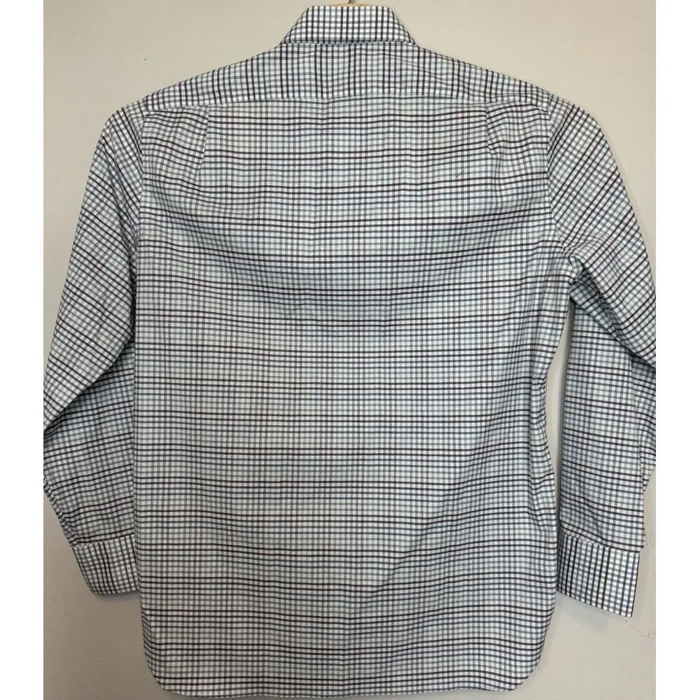 J Crew Ludlow Slim Mens Long Sleeve‎ Button Shirt Plaid 17 35